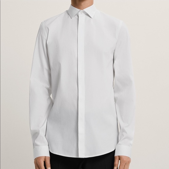 Zara Shirts Zara Super Slim Fit Shirt White Poshmark